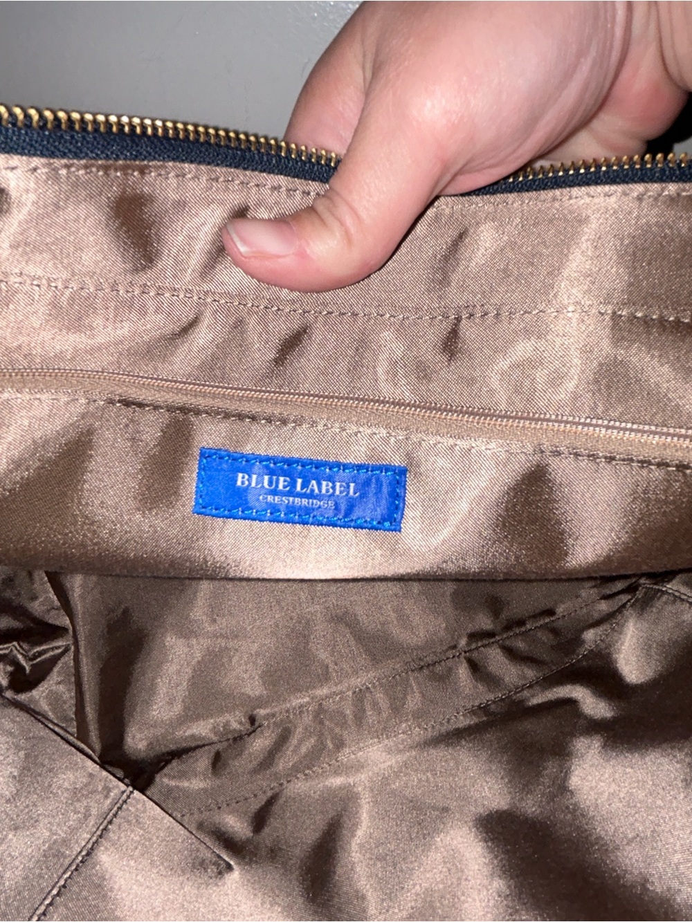 Blue Label Crest bridge (Burberry) Tote Bag with Cherry Charm. Like New! - Picture 13 of 14